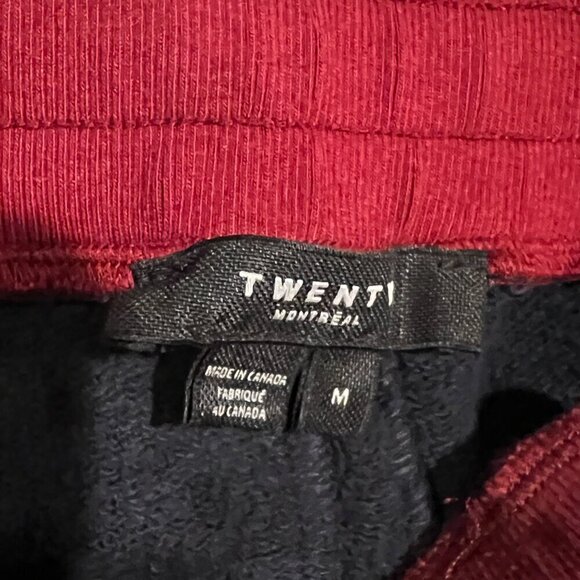 Twenty Montreal Athleisure Color block thick fleece Jogger Pants Size M - Picture 3 of 9